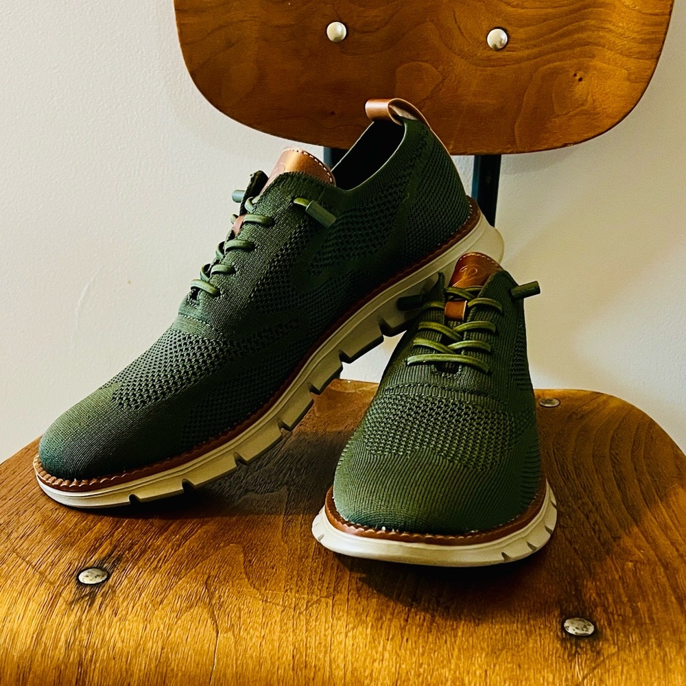 Leisure Olive Green Men's Sneakers